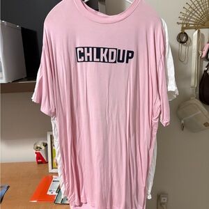 Women's Pink Short Sleeve Gym Tee